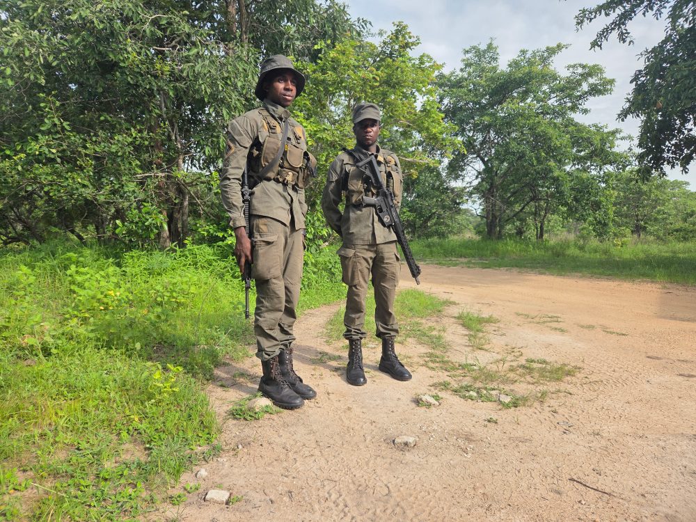 Law enforcement officers in Kafue